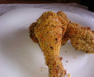 udka kurczaka pieczone w chrupiącej domowej panierce