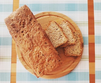 Domowy chleb łyżką mieszany (najprostszy, najlepszy)