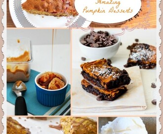 It’s Pumpkin Time!!  15 Amazing Desserts!