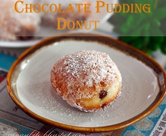Copycat Dunkin Donut Choc Pudding Donut 浓情巧克力甜甜圈