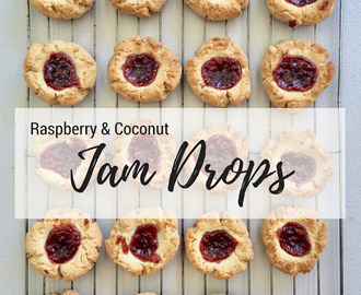 Jam Drops (free from Gluten, Dairy, Nuts and Refined Sugar)