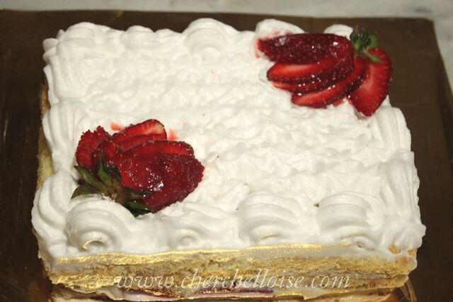 Recette fraisier pour anniversaire