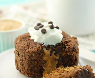 Healthy Peanut Butter Chocolate Mug Cake