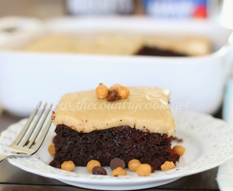 Chocolate Mayonnaise Cake with Brown Sugar Frosting
