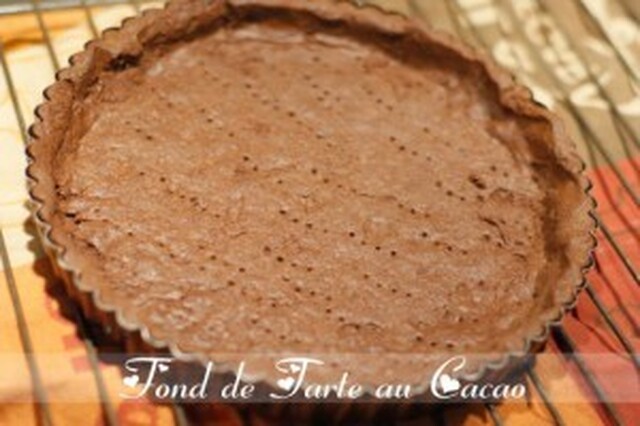 pate sablee au cacao / fond de tarte au cacao