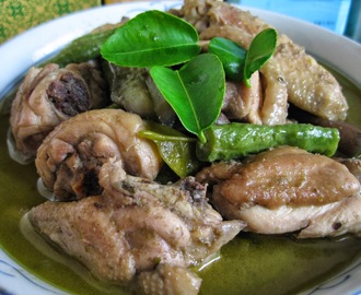 Thai Green Curry With Chicken  泰国青咖哩鸡