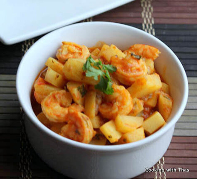 Shrimp and Potato Curry