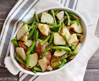Skillet Potatoes and Green Beans