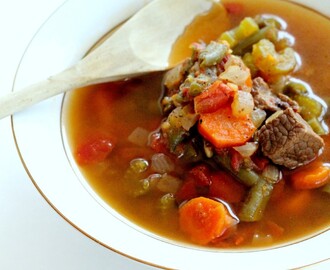 Paleo Vegetable Beef Soup