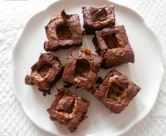 Brownies chocolat au lait et Mars (Chocolate brownies with milk and Mars)