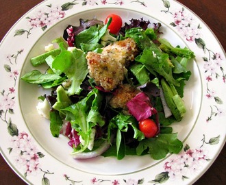 Crispy Honey Chicken Spring Salad for #SundaySupper