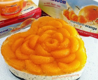 Orange Yogurt Chia Cheesecake + 3rd SunMoon Giveaway 橘子酸奶奇亚乳酪蛋糕+ SunMoon 礼包赠品#3