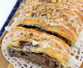Easy Puff Pastry Apple Strudel