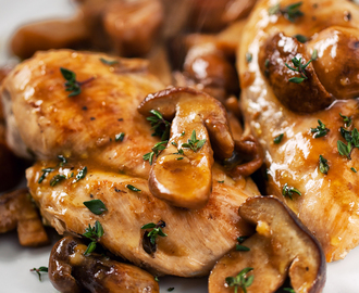 Pollo ai funghi, la ricetta facile