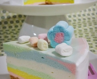Rainbow Cheesecake ▪ Non Baked