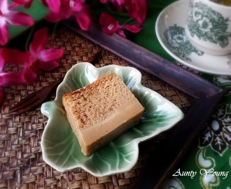 马六甲椰糖魔术卡士达蛋糕 (Gula Melaka Magic Custard Cake)