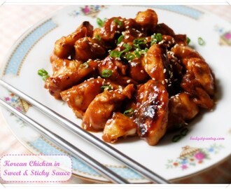 Soy-Garlic Korean Chicken in Sweet and Sticky Sauce