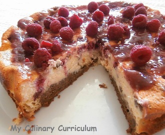Cheesecake aux framboises (Rapsberries cheesecake)