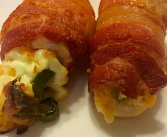 Easy Appetizer | Bacon Wrapped Jalapeño Popper Chicken Bites | Plus 3 More Jalapeño Popper Recipes