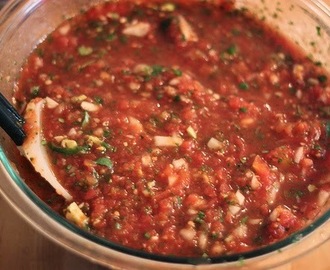 Recette de sauce créole pour barbecue et plancha - salsa criolla (Argentine)