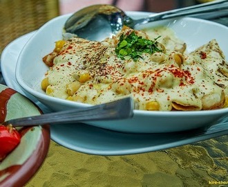 Recette de poulet fatteh (fateh), cuisine de fête, Ramadan (Liban, Egypte..)