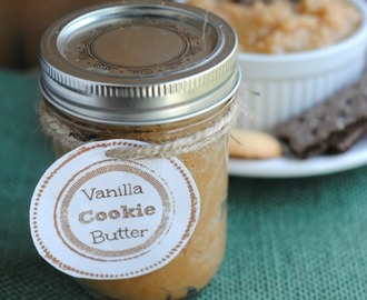 Make your own cookie butter (Free printable gift tag)