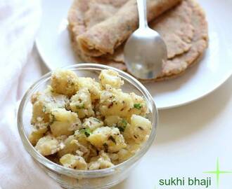 Farali Sukhi Bhaji (Dry Potato Sabji for Fasting), How to make falahari bhaji