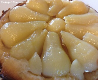 Caramelized Upside-Down Pear Tart - Pear Tarte Tatin