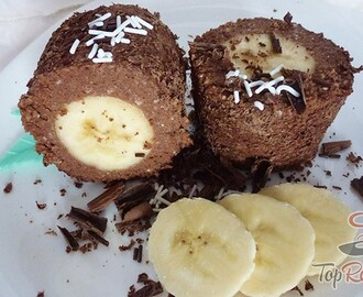 Csokoládés túróba csomagolt banán | TopReceptek.hu