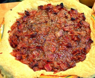 Onion Tart via A KITCHEN IN FRANCE - Recipe and Cookbook Review