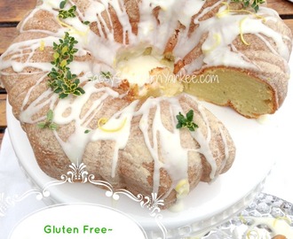Lemon Thyme Cake with Lemon Glaze {Gluten Free} and Cookbook Giveaway!