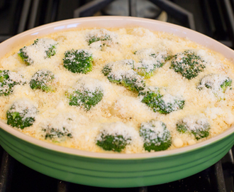 Baked Four Cheese Gnocchi w/ Broccoli