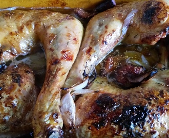 Cuisses de poulet au thym, figues et miel de Doriana