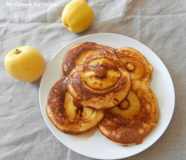 Pancakes aux pommes (Apple pancakes)