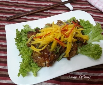 泰式芒果鸡 (Thai Style Mango Chicken)