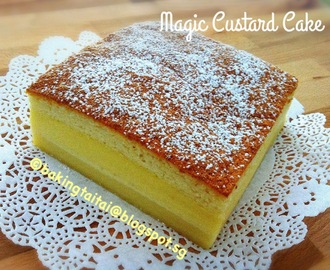 Magic Custard Cake Video Tutorial Recipe 魔术卡士达蛋糕 (中英食谱视频教程)