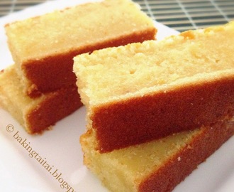 Super Moist Almond Butter Cake 超湿润杏仁奶油蛋糕（中英食谱）