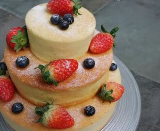 Super Moist Low-Fat Butter Cake 超湿润低脂奶油蛋糕 （中英加图对照食谱）