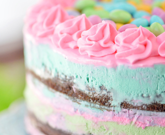 M&M Ice Cream Cake and the Ultimate Easter Baskets