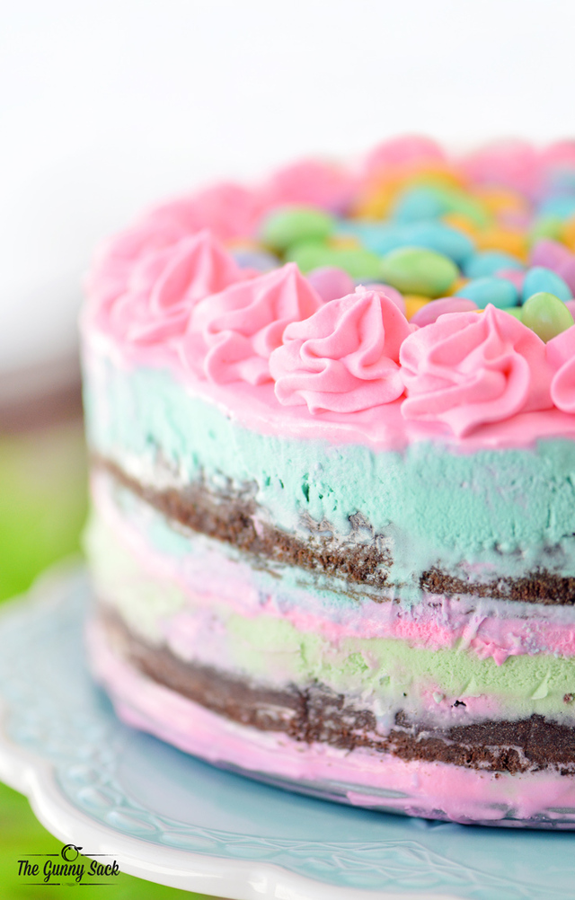 M&M Ice Cream Cake and the Ultimate Easter Baskets