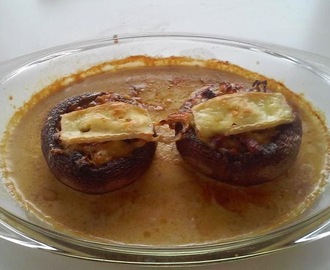 Portobello farcis aux lardons et au Brie