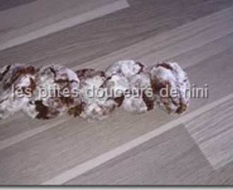Biscuits chocolat (poudre de macaron)