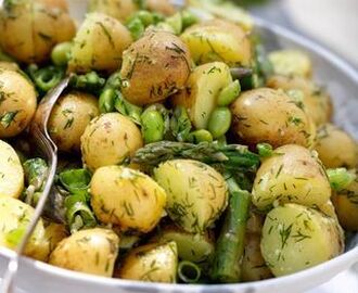 Grön potatissallad