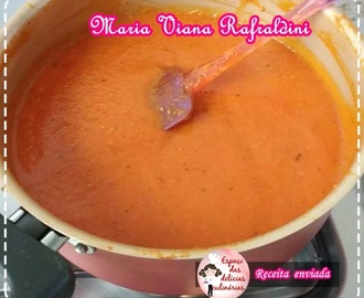 Molho de tomate caseiro, de Maria Viana Rafaldini