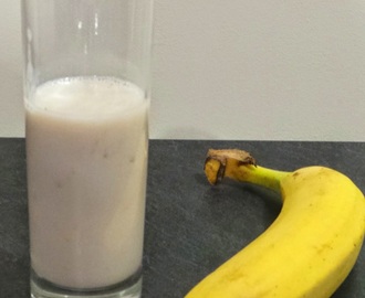 Milkshake banane ultra simple (Banana milkshake)