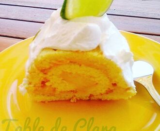 Demain la recette sur mon blog http://www.latabledeclara.fr 
# roulé 
# mojito 
# curd
# biscuit 
# gâteau