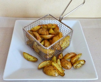 Mini potatoes de pommes de terre grenailles aux herbes de Provence (Mini potatoes with Provence herbs)