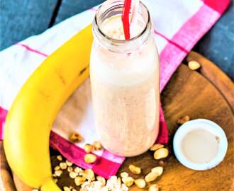 SMOOTHIE WITH BANANA AND OATS+VEGAN OPTION