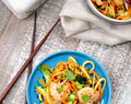 Shrimp Vegetable Noodle Chow Mein