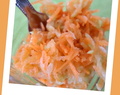 Salade fraicheur carottes et courgettes crues